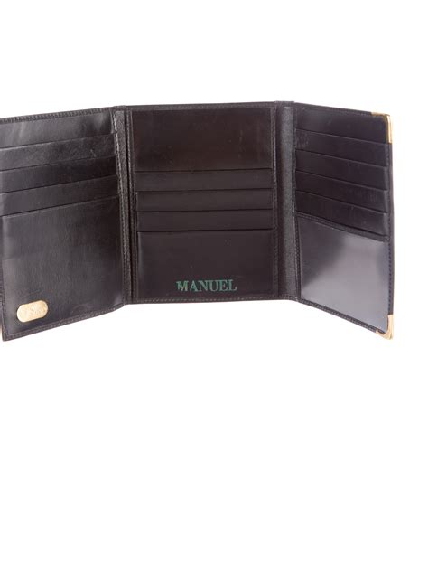 gucci trifold wallet mens